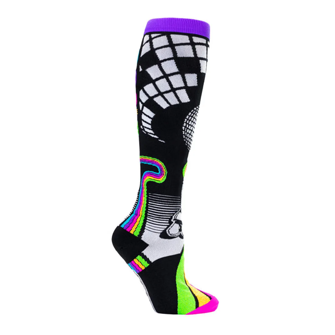 Crazy Skates Disco Roller Socks