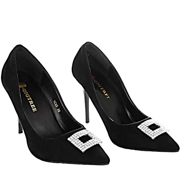 Crystal Rectangle Shoe Buckle