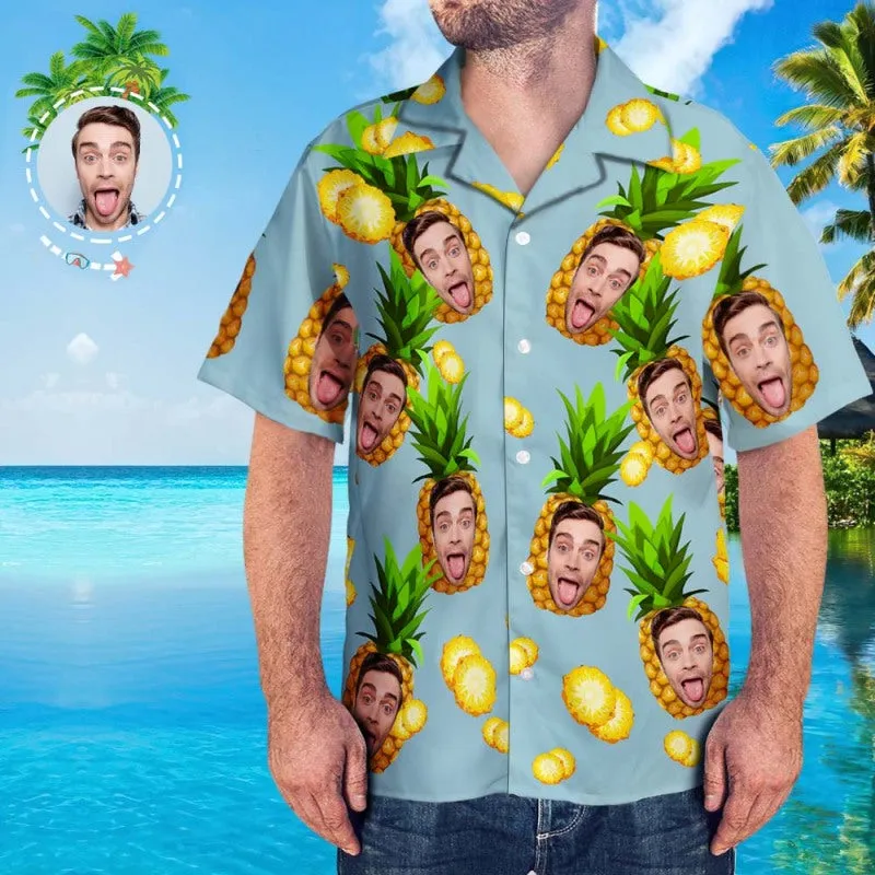 Custom Hawaiian Shirt Gift For Him - Pineapple