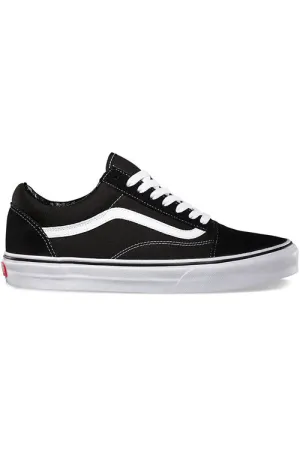 (D3Hy28) Old Skool Shoes   Black/White