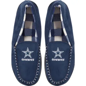 DALLAS COWBOYS MEN'S MOCCASIN SLIPPERS