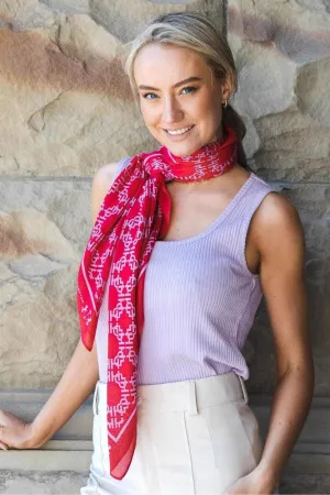 Dark Hampton Joyce Cashmere Modal Scarf Magenta Lilac