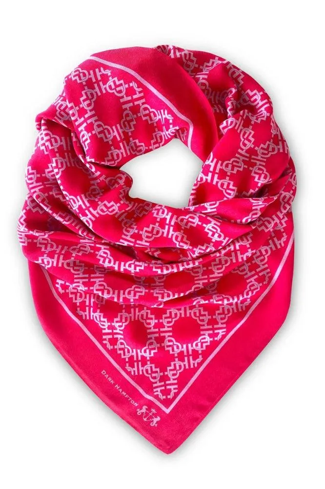 Dark Hampton Joyce Cashmere Modal Scarf Magenta Lilac