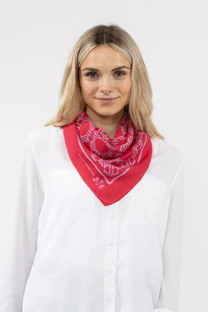 Dark Hampton Joyce Cashmere Modal Scarf Magenta Lilac