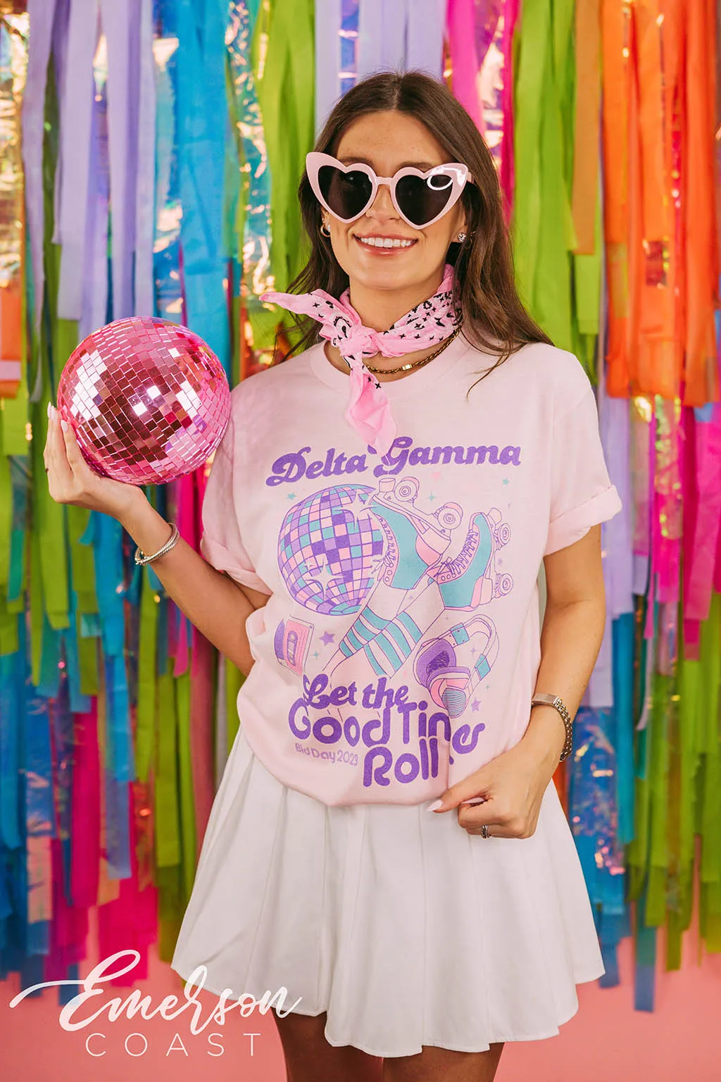 Delta Gamma Let the Good Times Roll Bid Day Tee
