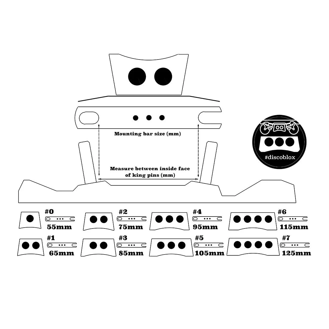 Discoblox Original Grind Blocks - Black
