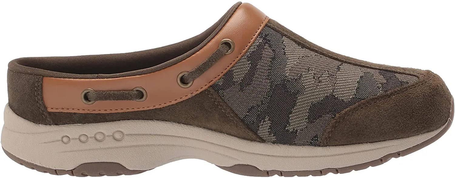 Easy Spirit Travel Time Green 300 Narrow Round Closed-Toe Slip On Mule Clog