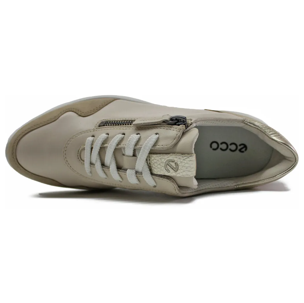 Ecco Flexure Runner Full Grain Leather Women's Low Top Trainers
