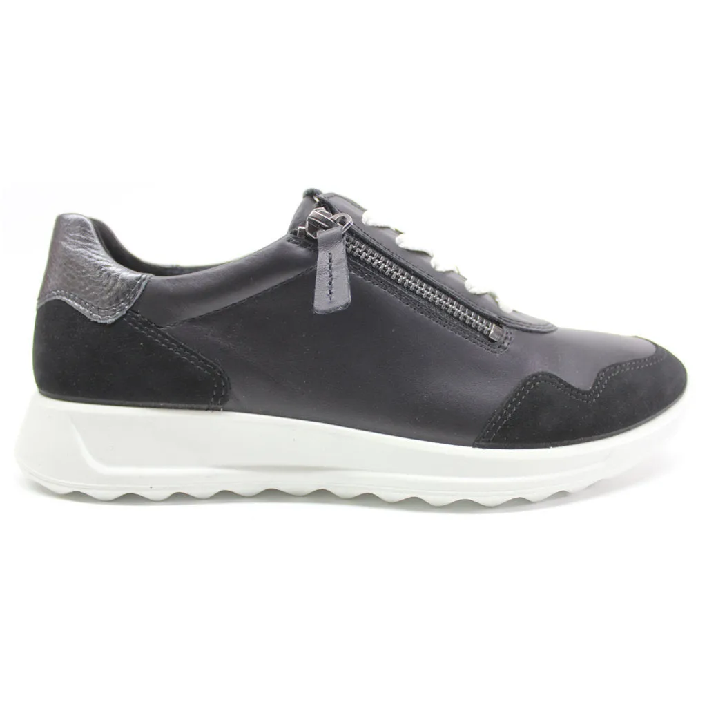 Ecco Flexure Runner Full Grain Leather Women's Low Top Trainers