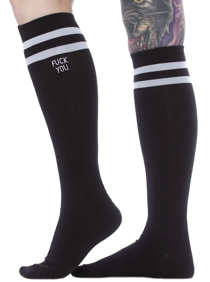 F*ck You Knee Socks