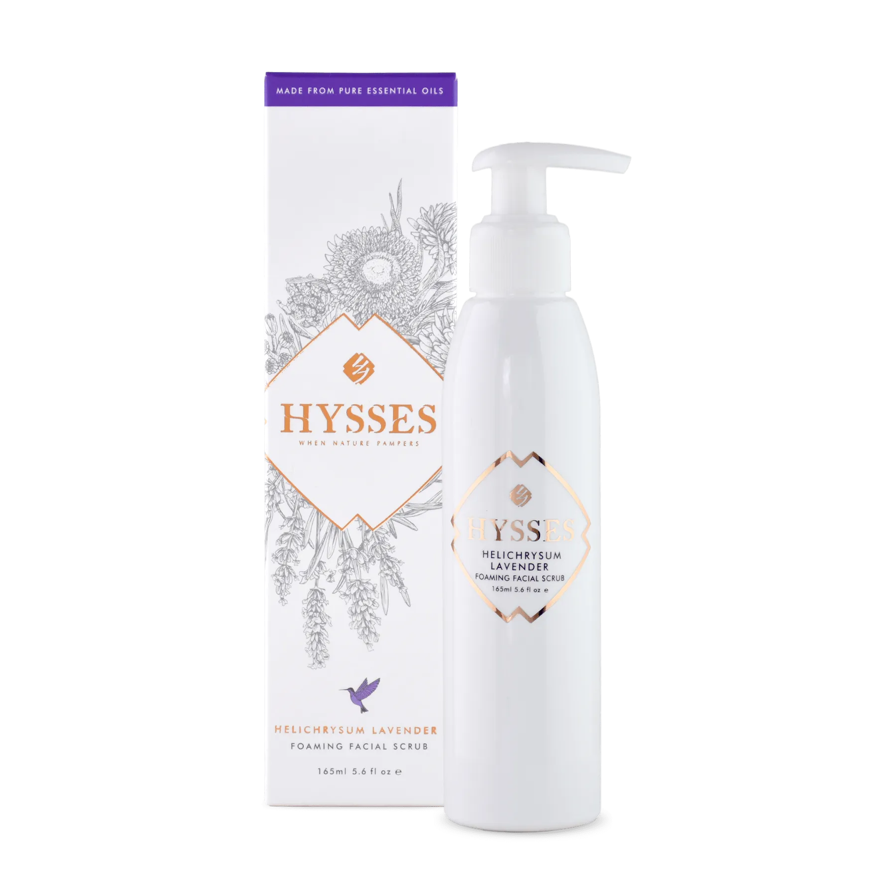 Foaming Facial Scrub Helichrysum Lavender