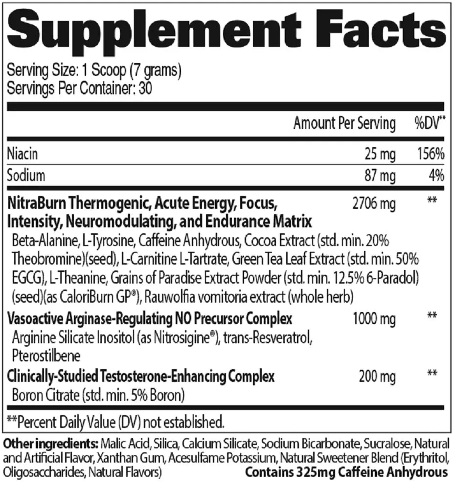 GAT Sport Nitraflex Burn 213g-225g