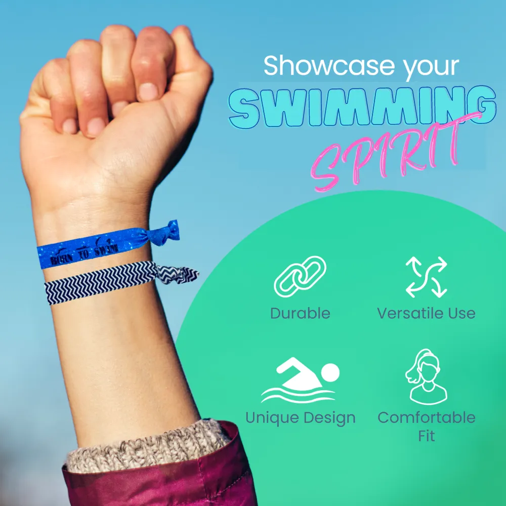 Girls Swim Hair Ties - 2pc