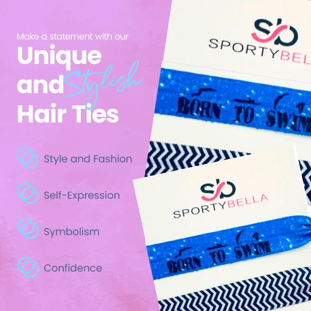 Girls Swim Hair Ties - 2pc