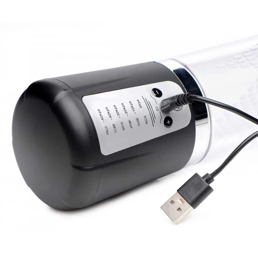 High Power 5 Speed Electric Penis Pump by Lynk Pleasure | Rechargeable Penis Enlarger for Men
