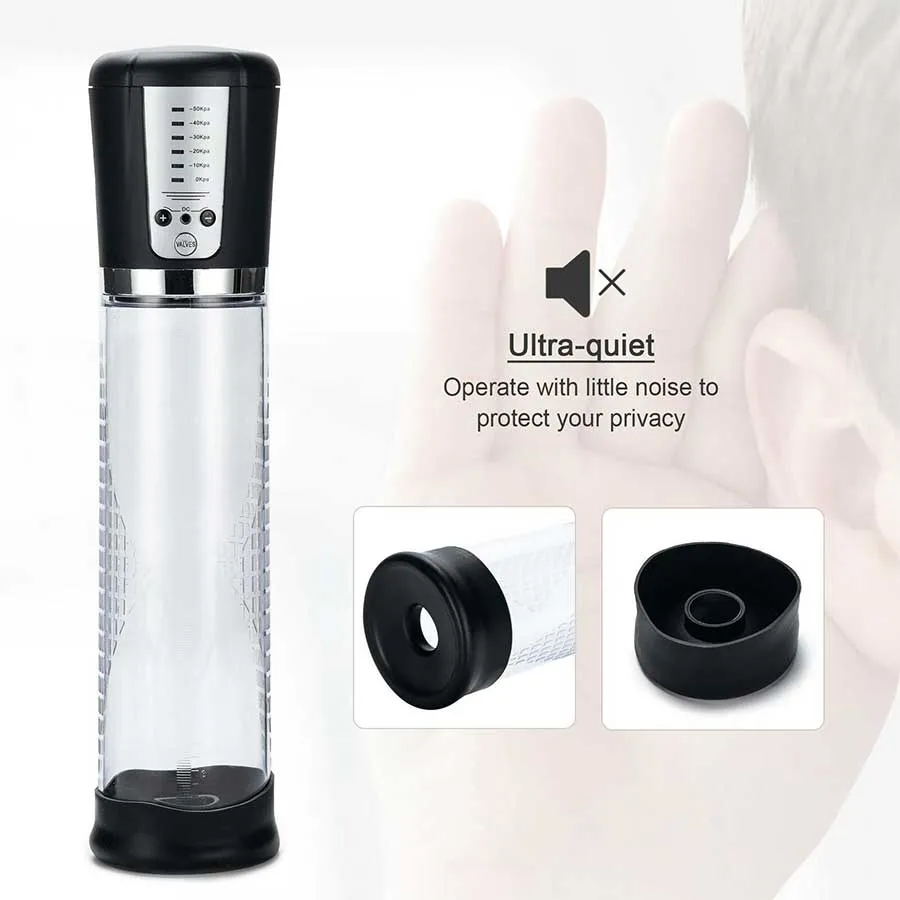 High Power 5 Speed Electric Penis Pump by Lynk Pleasure | Rechargeable Penis Enlarger for Men