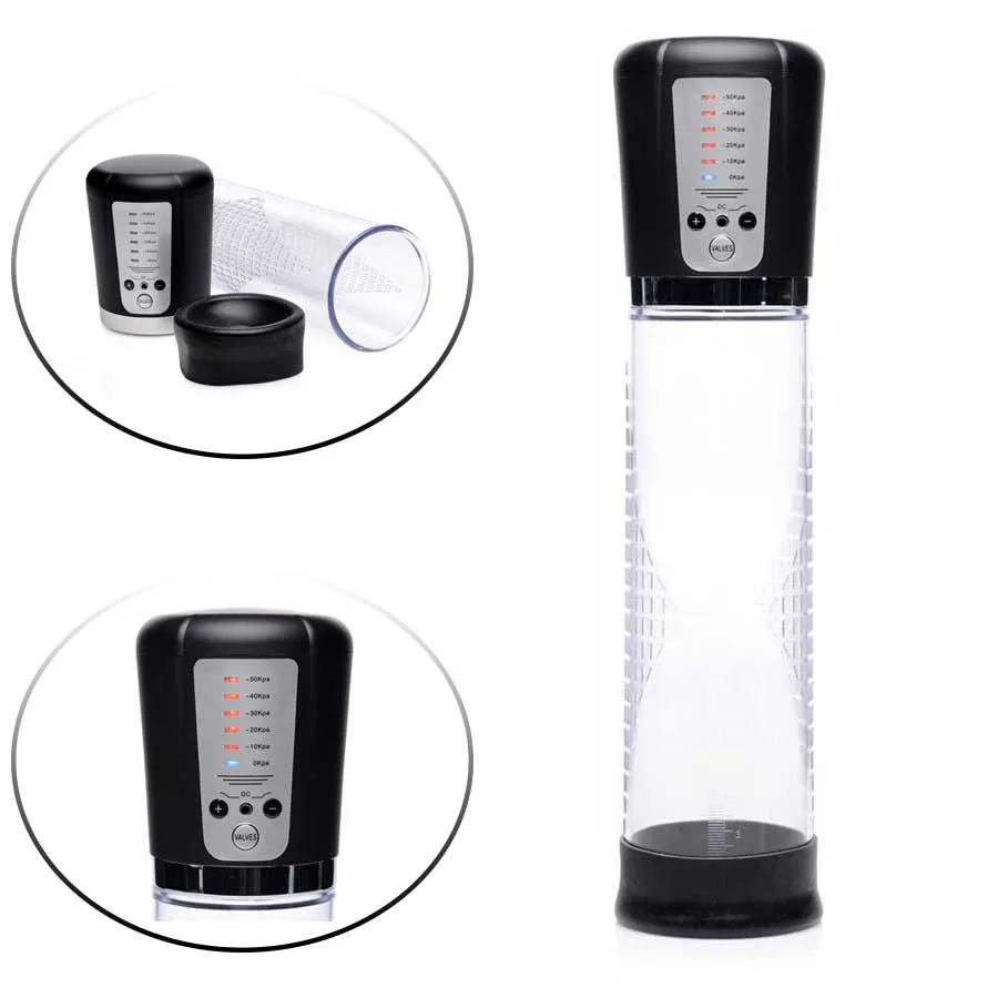 High Power 5 Speed Electric Penis Pump by Lynk Pleasure | Rechargeable Penis Enlarger for Men