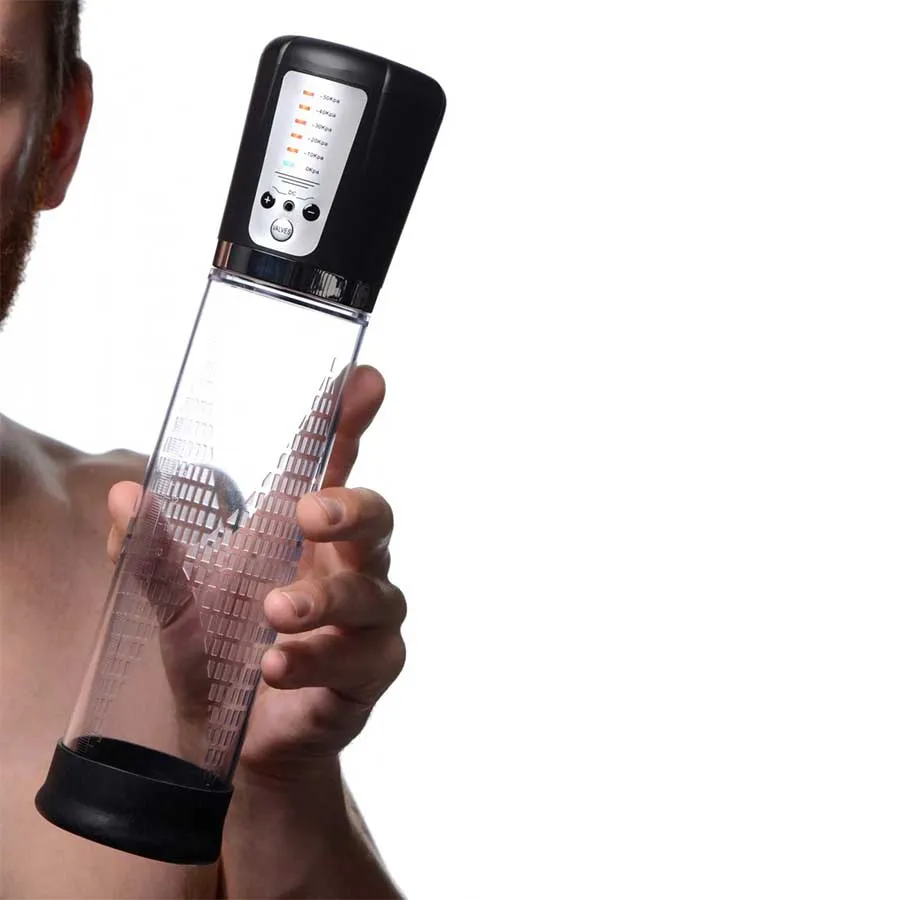 High Power 5 Speed Electric Penis Pump by Lynk Pleasure | Rechargeable Penis Enlarger for Men