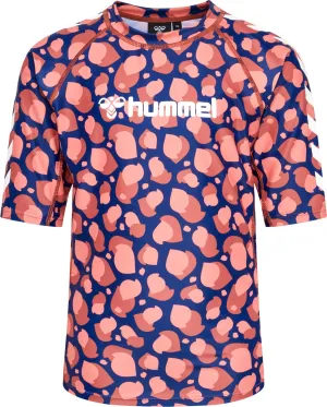 Hummel Kids&#x27; Hml Lucia Swim Tee Navy Peony | Buy Hummel Kids&#x27; Hml Lucia Swim Tee Navy Peony here | Outnorth