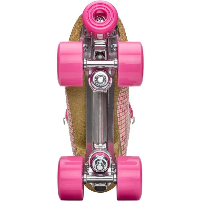 🔥Impala Pink Tartan Roller Skate