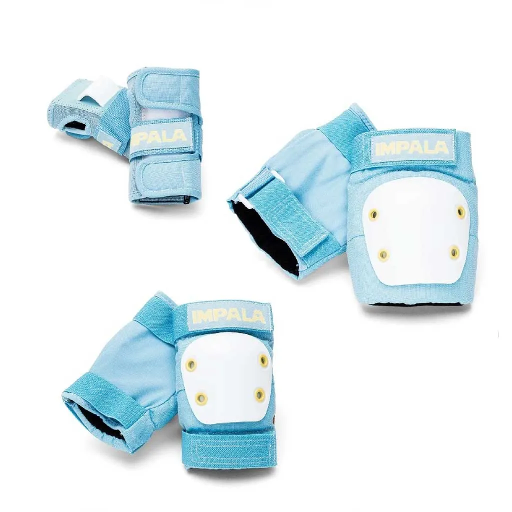 Impala Youth Protective Set - Sky Blue/Yellow