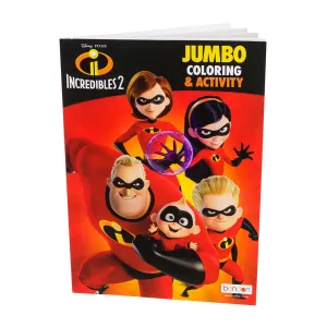Incredibles 2 Jumbo Coloring and Activity Book