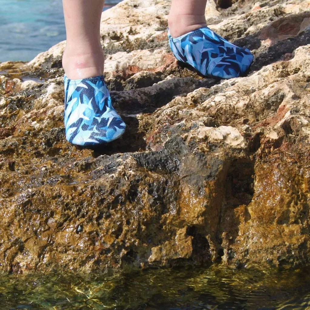 Jack Blue Sharks Kids Slipfree Shoes