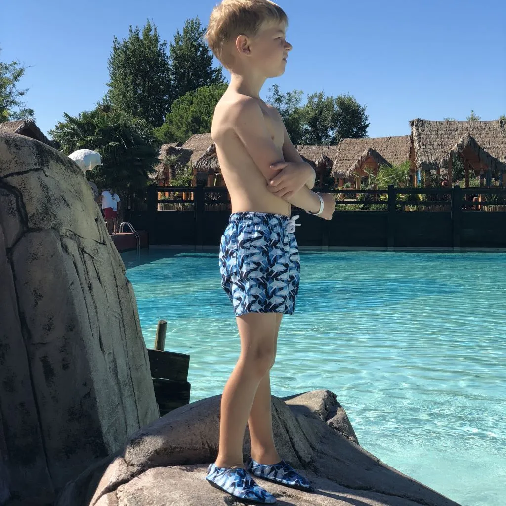 Jack Blue Sharks Kids Slipfree Shoes