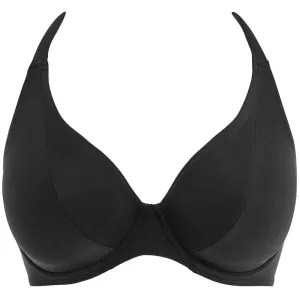 Jewel Cove Halter Bikini Top Plain Black - Freya Swim