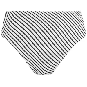 Jewel Cove High Waist Bikini Brief Stripe Black - Freya Swim