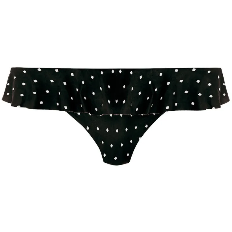 Jewel Cove Italini Bikini Brief Black Diamond Print - Freya Swim