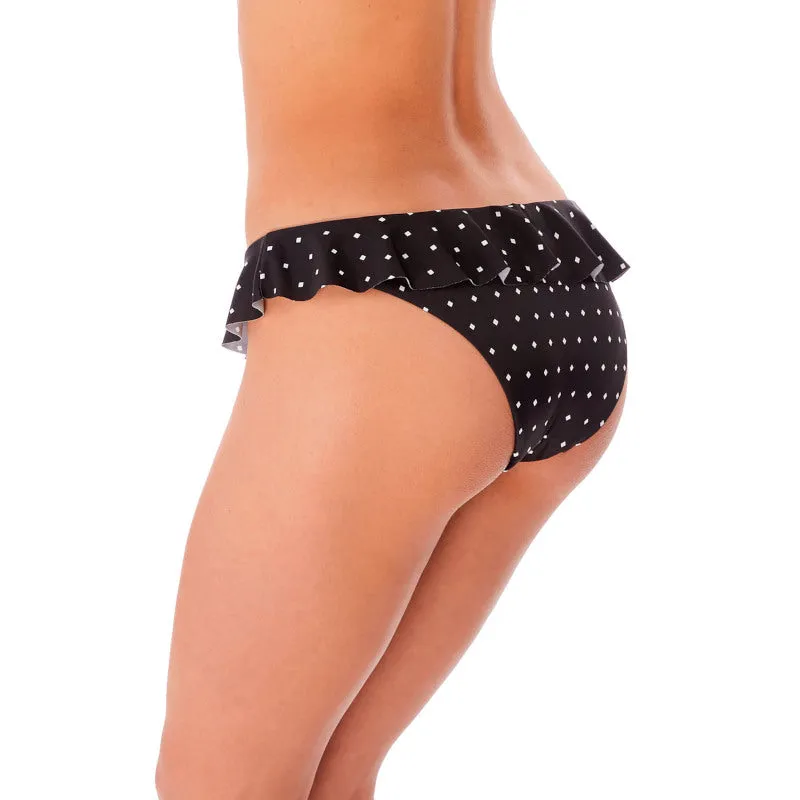 Jewel Cove Italini Bikini Brief Black Diamond Print - Freya Swim