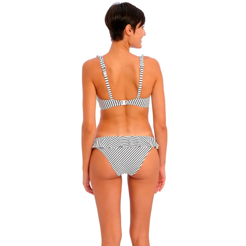 Jewel Cove Italini Bikini Brief Stripe Black - Freya Swim