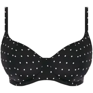 Jewel Cove Sweetheart Bikini Top Black Diamond Print - Freya Swim