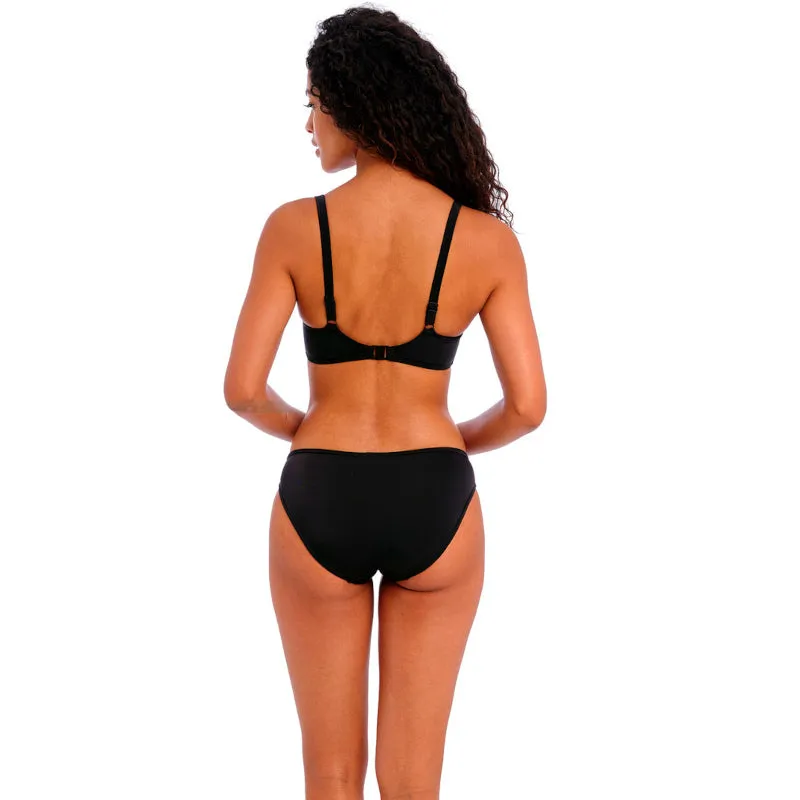Jewel Cove Sweetheart Bikini Top Plain Black - Freya Swim