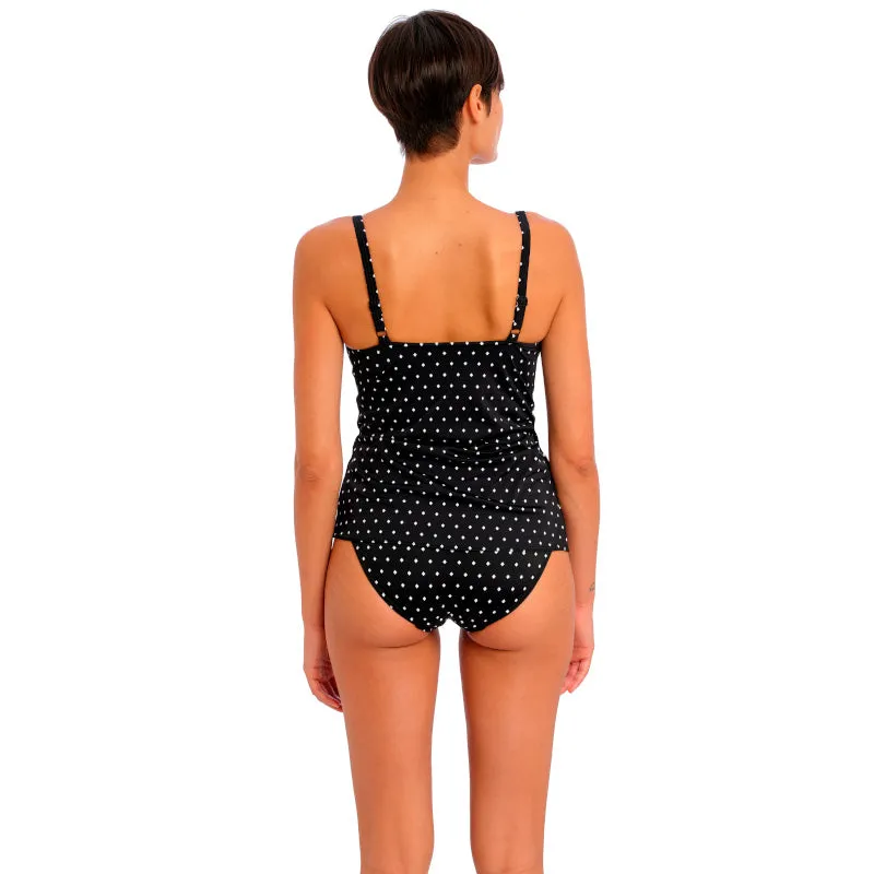 Jewel Cove Tankini Swim Top Black Diamond Print - Freya Swim