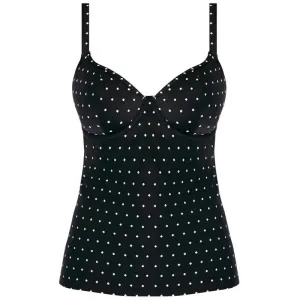 Jewel Cove Tankini Swim Top Black Diamond Print - Freya Swim