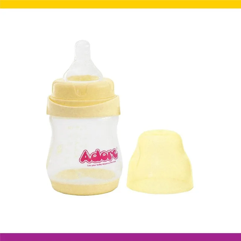Jiggle 2 in 1 Plastic Feeding Bottle - Wide Neck without Handle
