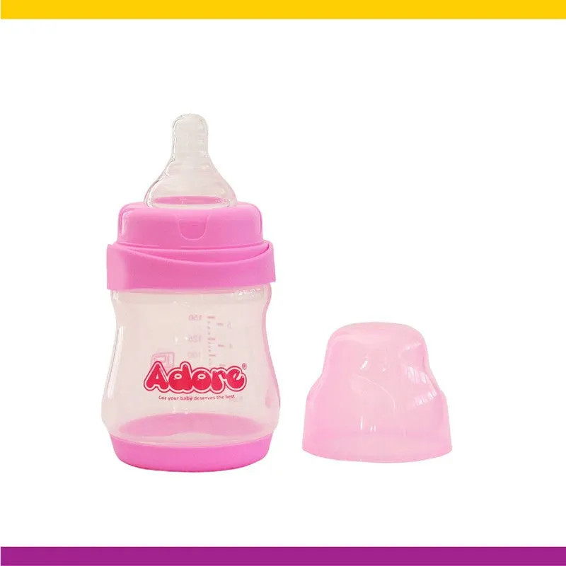 Jiggle 2 in 1 Plastic Feeding Bottle - Wide Neck without Handle