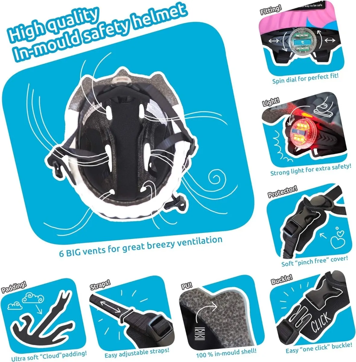KID'S BIKE HELMET (bulk purchase only - minimum order = 8)
