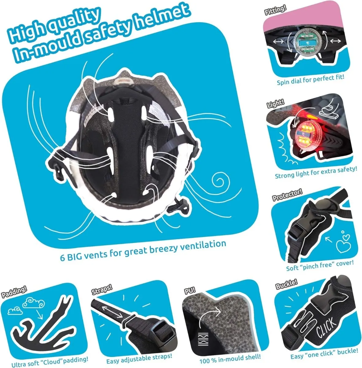 KID'S BIKE HELMET (bulk purchase only - minimum order = 8)
