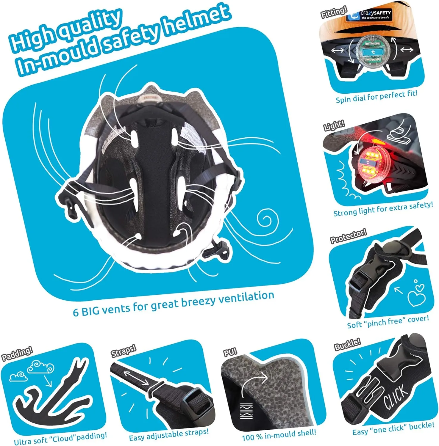 KID'S BIKE HELMET (bulk purchase only - minimum order = 8)