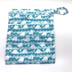 Large Wetbag - Splashing Whales