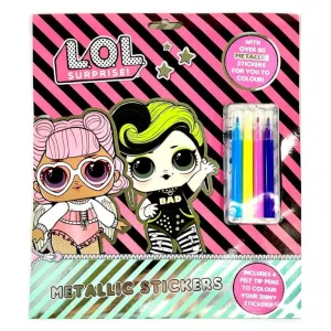 Lol Surprise Metallic Sticker Multicolor Age-3 Years & Above