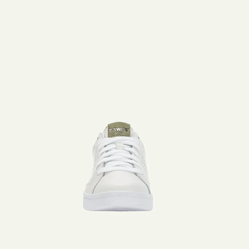 Lozan Klub Leather Men's Shoes - White/White/Deep Lichen