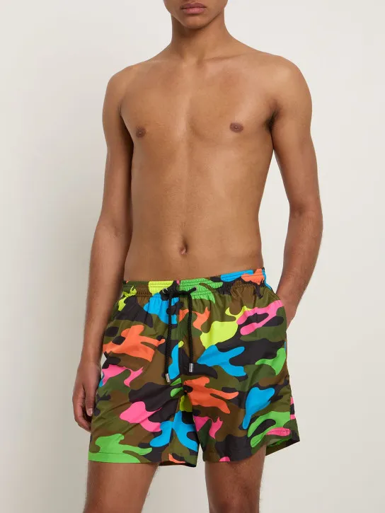Mc2 Saint Barth   Camouflage print tech swim shorts 