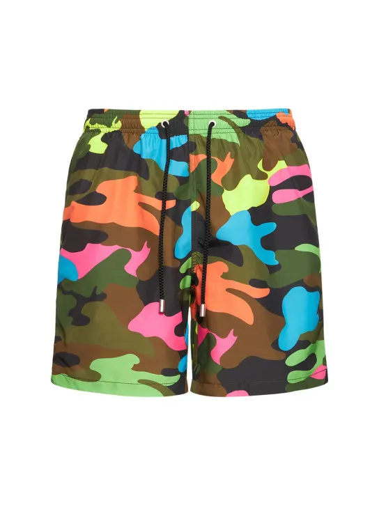 Mc2 Saint Barth   Camouflage print tech swim shorts 