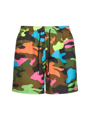Mc2 Saint Barth   Camouflage print tech swim shorts 