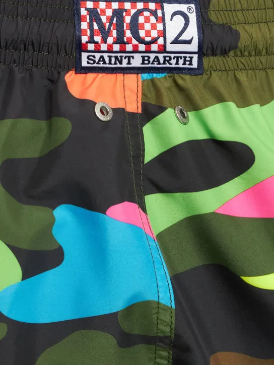 Mc2 Saint Barth   Camouflage print tech swim shorts 