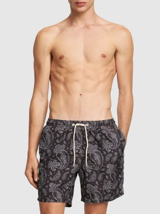 Mc2 Saint Barth   Paisley print ultralight swim shorts 